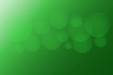 Yeşil arkaplanda dairesel boken ışığı çizimi