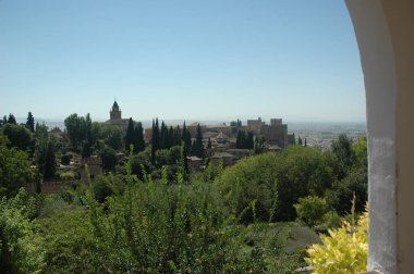Granada / İspanya - 4 Ağustos 2014, Al Hambra Sarayı.