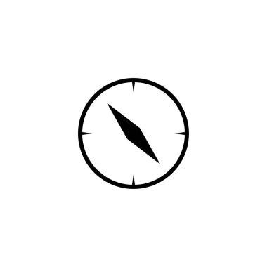 Pusula simgesinin İllüstrasyon Vektörü grafiği. Harita, navigasyon, yön, hedef, konum, yön vs. için uygun.