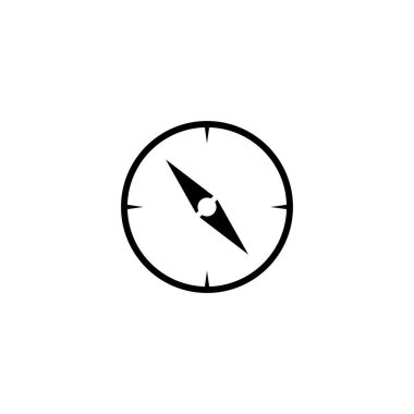 Pusula simgesinin İllüstrasyon Vektörü grafiği. Harita, navigasyon, yön, hedef, konum, yön vs. için uygun.