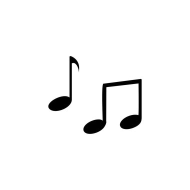 Müzik ikonunun İllüstrasyon Vektörü grafiği. Ton, melodi, ses, disko vs. için uygun.