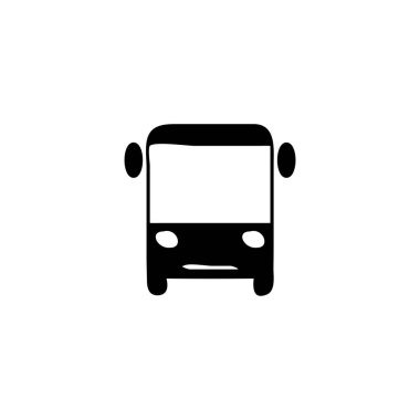 Otobüs simgesinin İllüstrasyon Vektörü grafiği. Seyahat, trafik, yol, yolcu vesaire için uygun.