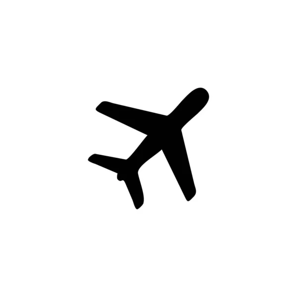 Ілюстрація Векторна Графіка Піктограми Площини Підходить Авіації Польотів Транспорту Авіації — стоковий вектор