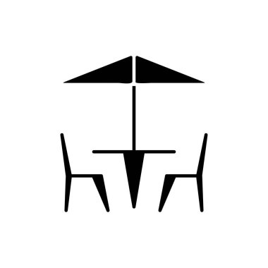 Kafe simgesinin İllüstrasyon Vektörü grafiği