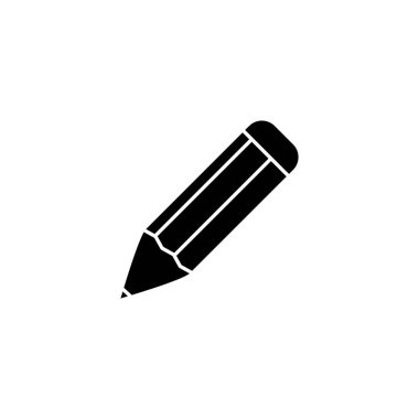 Kalem simgesinin İllüstrasyon Vektörü grafiği. Eğitim için uygun, çizim, araç, öğrenci vs..