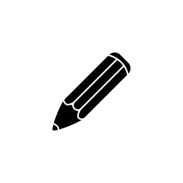 Ilustracja Wektorowa Grafika Ikony Ołówka Nadaje Się Edukacji Rysunku Narzędzia — Wektor stockowy