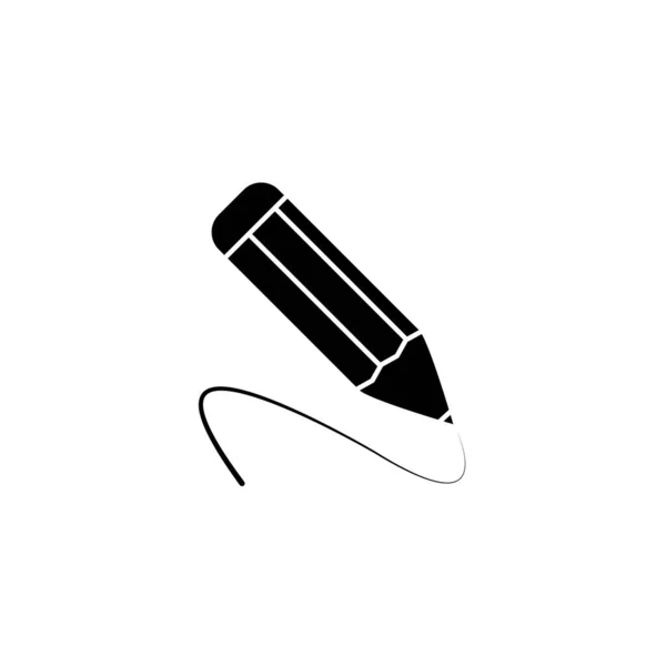 Illustration Vektorgrafik Des Bleistift Symbols Fit Für Ausbildung Zeichnung Werkzeug — Stockvektor