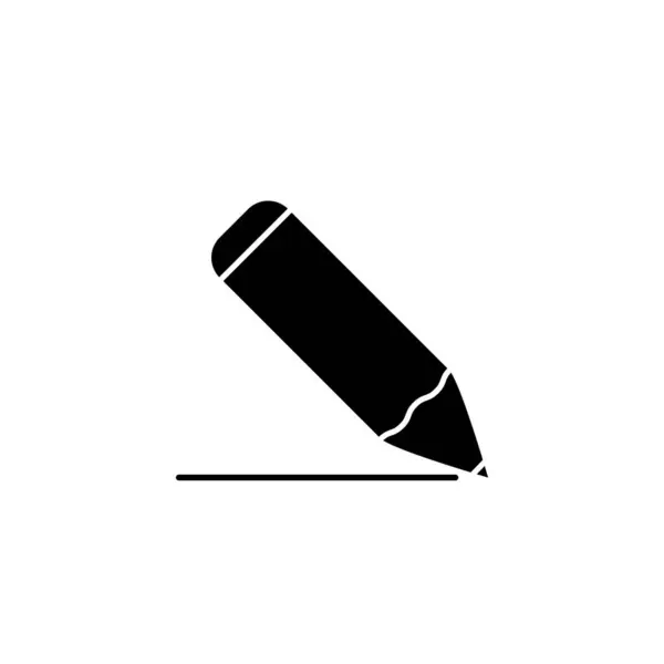Ilustrační Vektorová Grafika Ikony Tužky Přizpůsobit Pro Vzdělávání Kreslení Nástroj — Stockový vektor