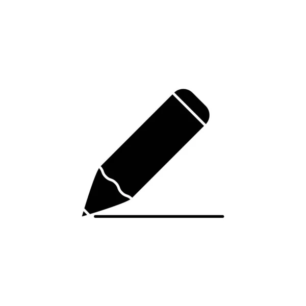 Ilustracja Wektorowa Grafika Ikony Ołówka Nadaje Się Edukacji Rysunku Narzędzia — Wektor stockowy