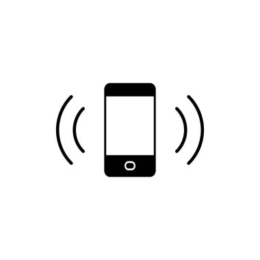 Akıllı telefon simgesinin görselleme vektörü grafiği. İletişim, telefon, iletişim vs. için uygun.