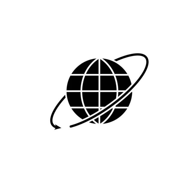 Illustration Vektorgrafik Des Globus Symbols Fit Für Welt Reisen Vernetzung — Stockvektor