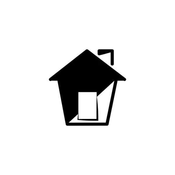 Illustratie Vectorgrafiek Van Home Icon Geschikt Voor Huis Onroerend Goed — Stockvector