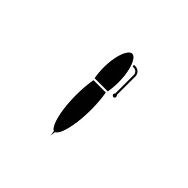 Kalem simgesinin İllüstrasyon Vektörü grafiği. Ofis, araç, kırtasiye, imza vs. için uygun.