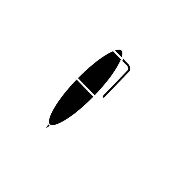 Illustration Vector Graphic Pen Icon Fit Office Tool Stationery Signature — Stock Vector