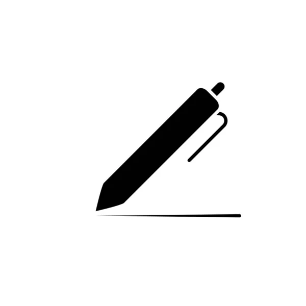 イラストペンアイコンのベクトルグラフィック オフィス ツール 文房具 署名などに最適 — ストックベクタ