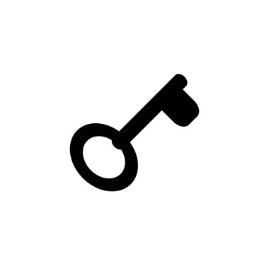 Anahtar simgesinin Çizim Vektörü grafiği. Güvenli, güvenlik, erişim, şifre, koruma vesaire için uygun.