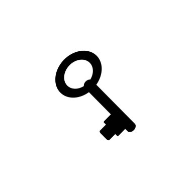 Anahtar simgesinin Çizim Vektörü grafiği. Güvenli, güvenlik, erişim, şifre, koruma vesaire için uygun.