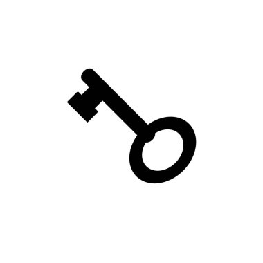 Anahtar simgesinin Çizim Vektörü grafiği. Güvenli, güvenlik, erişim, şifre, koruma vesaire için uygun.