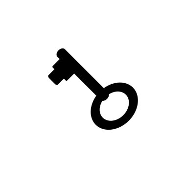 Anahtar simgesinin Çizim Vektörü grafiği. Güvenli, güvenlik, erişim, şifre, koruma vesaire için uygun.