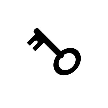 Anahtar simgesinin Çizim Vektörü grafiği. Güvenli, güvenlik, erişim, şifre, koruma vesaire için uygun.