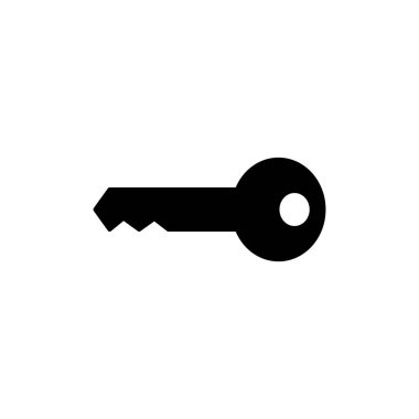 Anahtar simgesinin Çizim Vektörü grafiği. Güvenli, güvenlik, erişim, şifre, koruma vesaire için uygun.