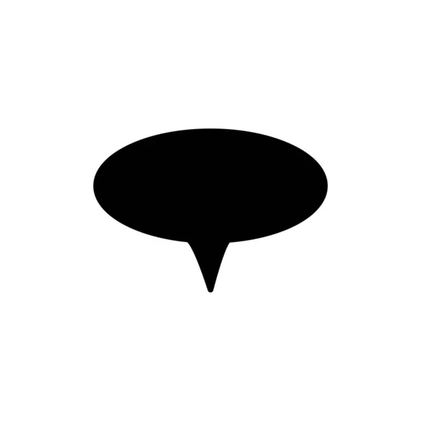 Ілюстрація Векторна Графіка Значка Мови Бульбашок Підходить Обговорення Спілкування Повідомлення — стоковий вектор