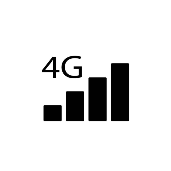 Illustration Vektorgrafik Signalfältet Ikonen Passar För Teknik Mobil Wifi Nätverk — Stock vektor