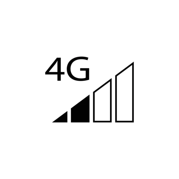 Illustration Vektorgrafik Signalfältet Ikonen Passar För Teknik Mobil Wifi Nätverk — Stock vektor