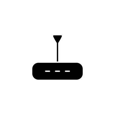 Yönlendirici simgesinin İllüstrasyon Vektörü grafiği. Kablosuz, ağ, erişim, ofis, iletişim vs. için uygun.