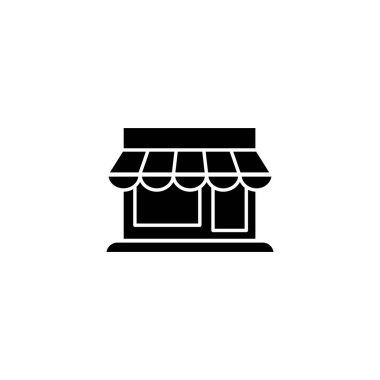 Depolama simgesinin İllüstrasyon Vektörü grafiği. Dükkan, satış, ticaret, ticaret, e ticaret, perakende vb..