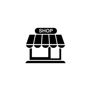 Depolama simgesinin İllüstrasyon Vektörü grafiği. Dükkan, satış, ticaret, ticaret, e ticaret, perakende vb..