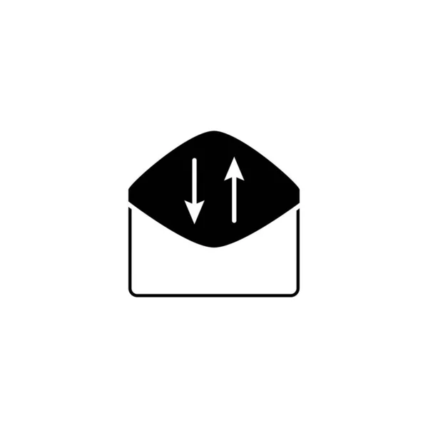 Ilustração Gráfico Vetorial Ícone Envelope Ajuste Para Carta Mail Correspondência —  Vetores de Stock