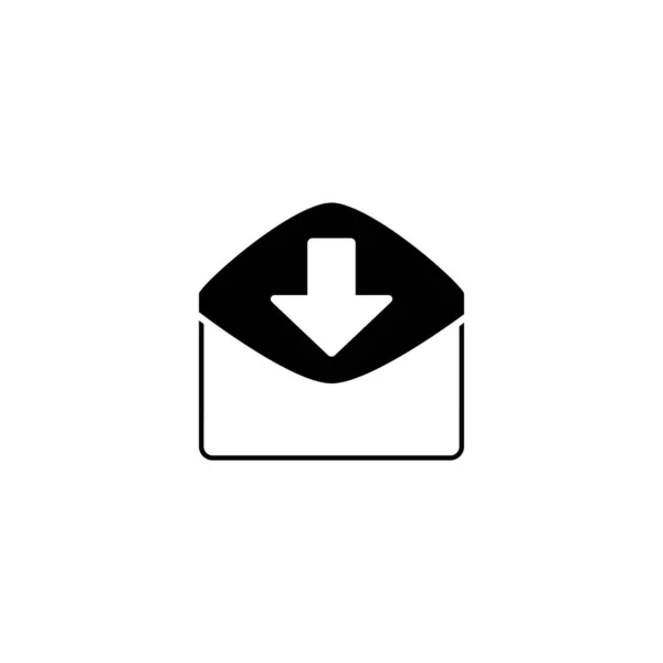 Иллюстрационный Векторный Рисунок Значка Конверта Подходит Писем Электронной Почты Корреспонденции — стоковый вектор