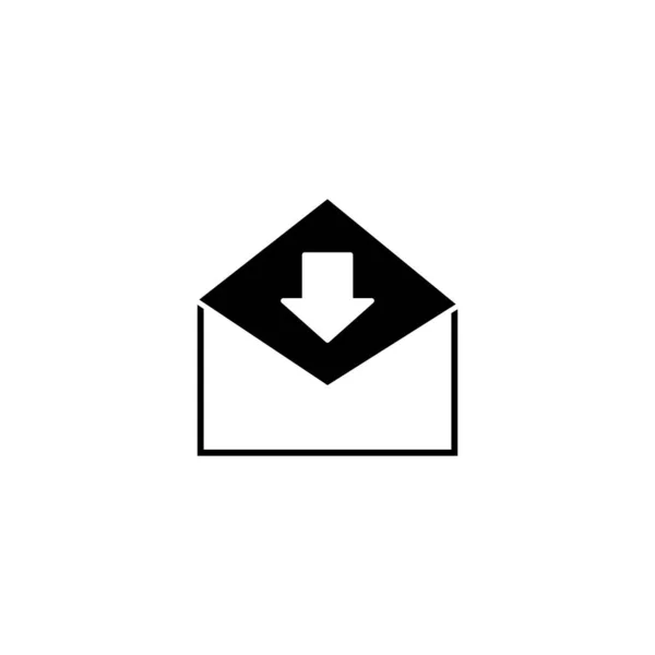 Ilustração Gráfico Vetorial Ícone Envelope Ajuste Para Carta Mail Correspondência — Vetor de Stock