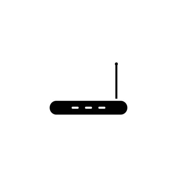 Illustrazione Grafica Vettoriale Dell Icona Del Router Adatto Wireless Rete — Vettoriale Stock