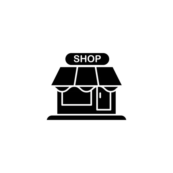 Illustratie Vectorgrafiek Van Het Winkelpictogram Geschikt Voor Winkel Verkoop Handel — Stockvector