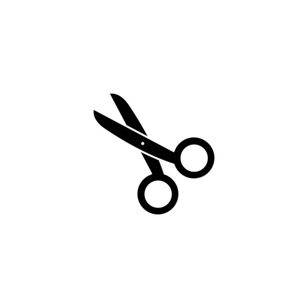 Illustratie Vectorgrafiek Van Schaarpictogram Geschikt Voor Kleermaker Kapsel Kapper Salon — Stockvector