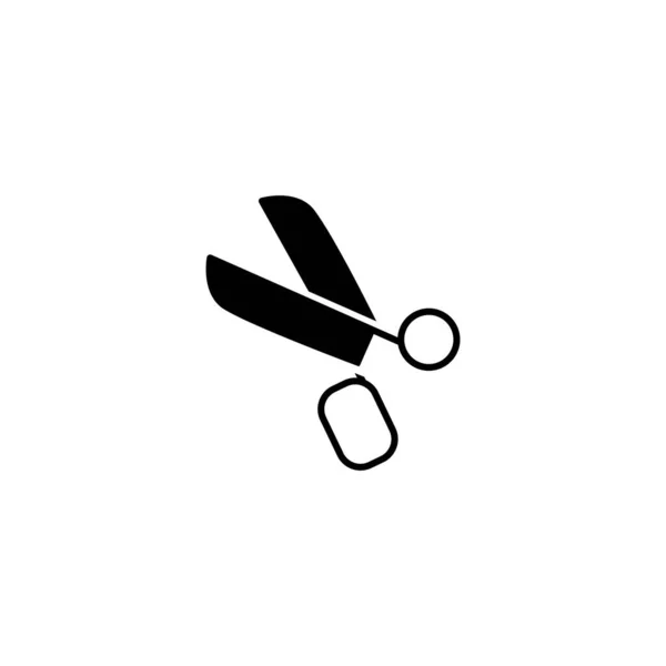 Illustration Vector Graphic Scissor Icon 양복점 이발소 이발소 미용실 점선등등 — 스톡 벡터