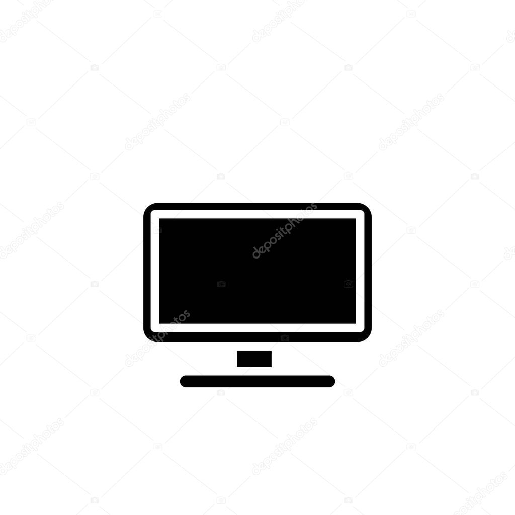 Illustration Vector Graphic Of Monitor Icon Fit For Pc Computer Desktop Television Etc Premium Vector In Adobe Illustrator Ai Ai Format Encapsulated Postscript Eps Eps Format