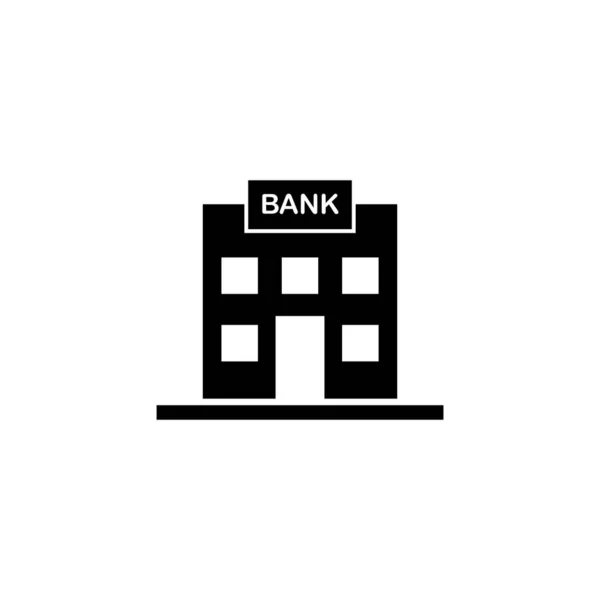 Illustratie Vectorgrafiek Van Het Pictogram Bankgebouw Geschikt Voor Investeringen Betalingen — Stockvector