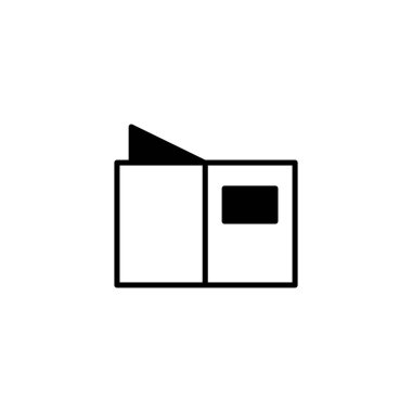 Kitap ikonunun İllüstrasyon Vektörü grafiği. Öğrenim, eğitim, edebiyat, öğrenim, kitapçı vs. için uygun.