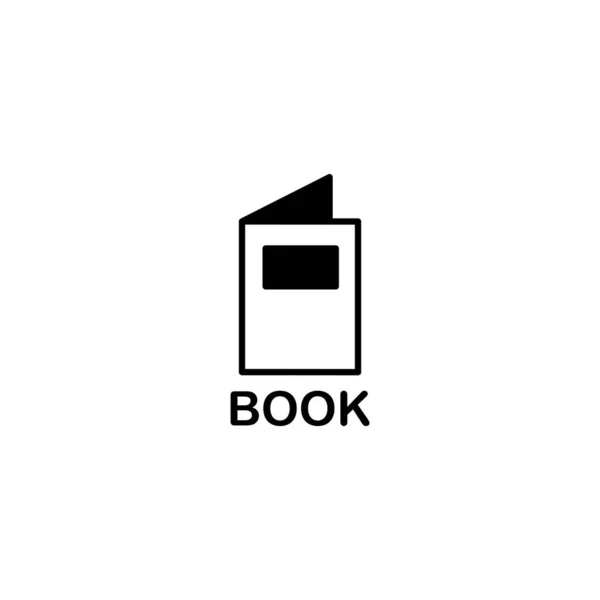 Illustration Vektorgrafik Des Buchsymbols Fit Für Lernen Bildung Literatur Studium — Stockvektor