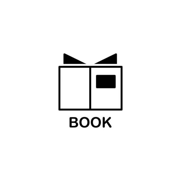 Ilustración Gráfico Vectorial Del Icono Del Libro Apto Para Aprendizaje — Vector de stock