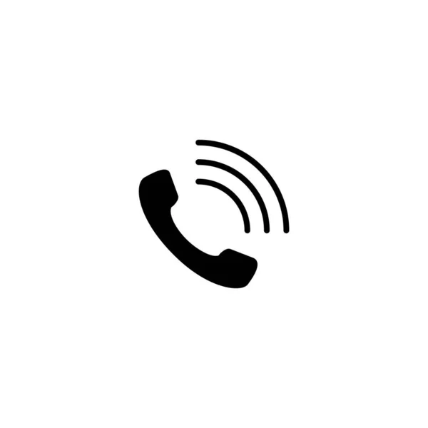 Иллюстрационный Векторный Рисунок Значка Телефона Fit Communication Contact Call Center — стоковый вектор