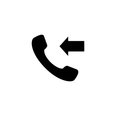 Telefon ikonunun İllüstrasyon Vektörü grafiği. İletişim, iletişim, çağrı merkezi vs. için uygun