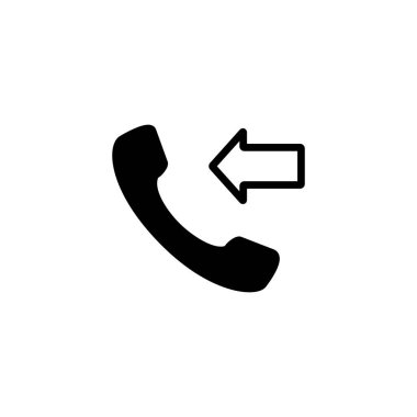 Telefon ikonunun İllüstrasyon Vektörü grafiği. İletişim, iletişim, çağrı merkezi vs. için uygun