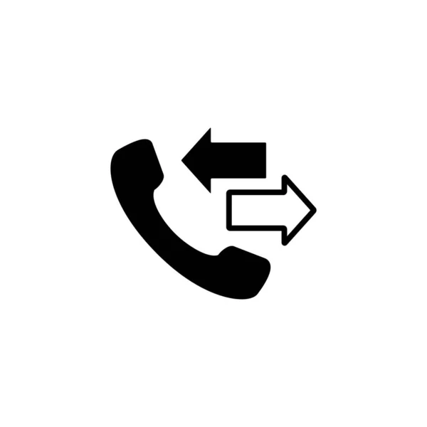 Ilustrační Vektorová Grafika Ikony Telefonu Přizpůsobit Pro Komunikaci Kontakt Call — Stockový vektor