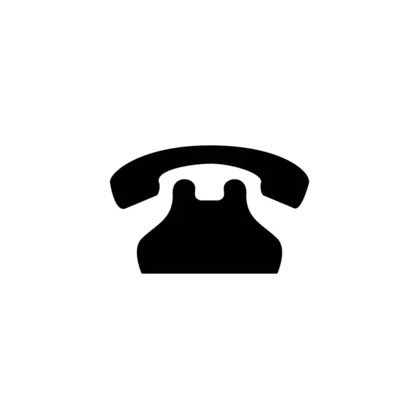 Иллюстрационный Векторный Рисунок Значка Телефона Fit Communication Contact Call Center — стоковый вектор