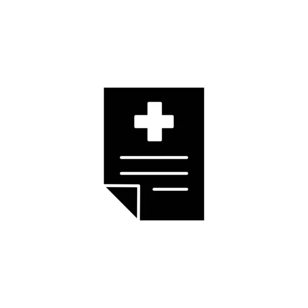 Illustration Vektorgrafik Der Krankenakte Symbol Fit Für Diagnose Information Symbol — Stockvektor