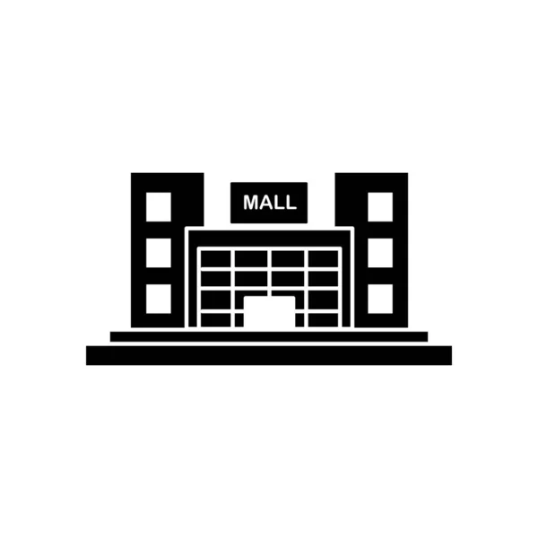 Illustratie Vectorgrafiek Van Het Winkelcentrum Geschikt Voor Supermarkt Retail Bouw — Stockvector